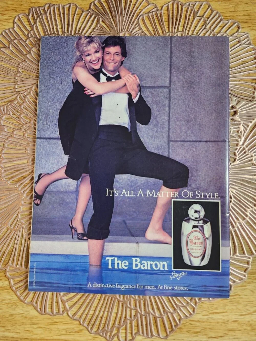 August 1985 MGF Men's Guide to Fashion Vintage Magazine '80s 1980's